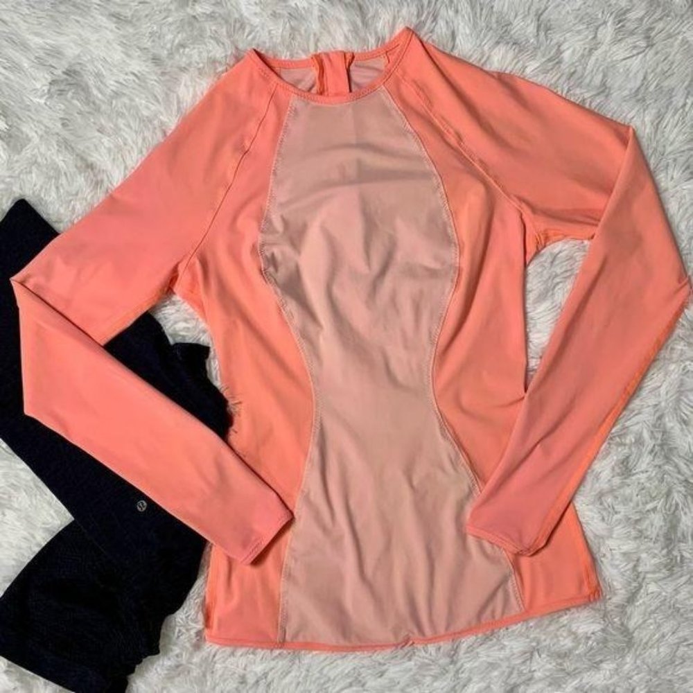 Lululemon Long Sleeve 1/2 Zip Base Layer Tassel